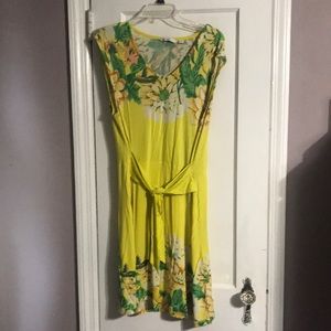 Isaac mizrahi live yellow sundress l